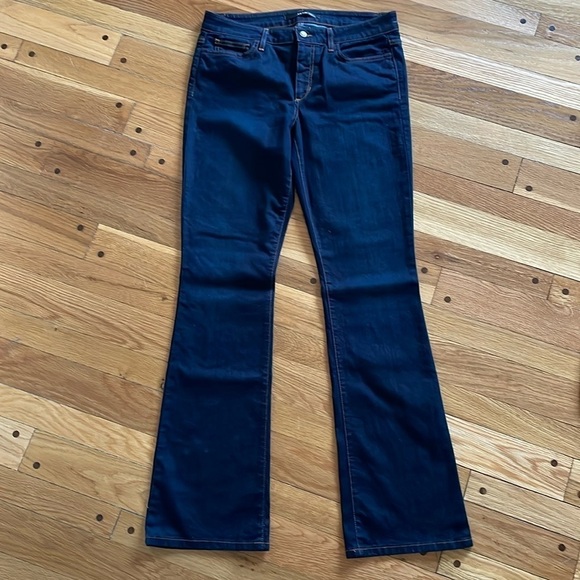 Joe's Jeans Icon PO2P5790 Dark Blue Denim Lisa Wash Boot Cut Flare Women 31 - Picture 1 of 6